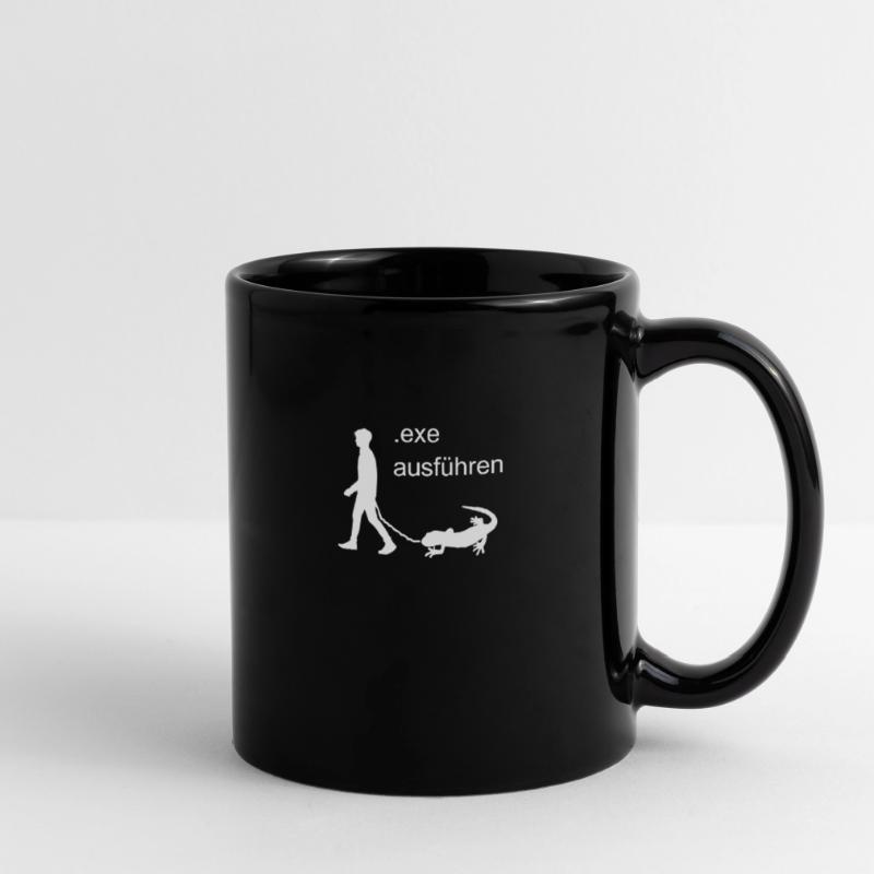 Computer Nerd Software Exe Ausführen Tasse einfarbig