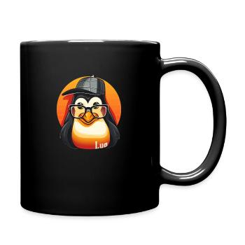 Lua-Linux Fusion: For technology enthusiasts - Full Colour Mug - black - Right