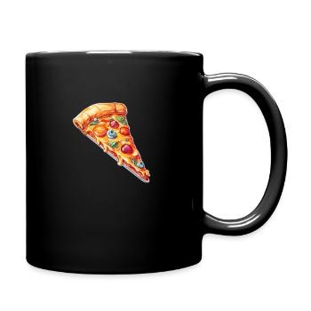 Funny Pizza Whisperer Foodie Pizza Tranche - Mug uni - noir - Droite
