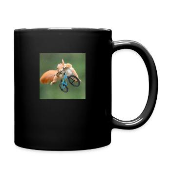 Animal drawing t-shirt - Full Colour Mug - black - Right