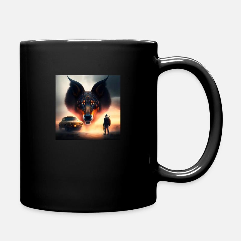 Männer T-Shirt - Tasse einfarbig - Schwarz