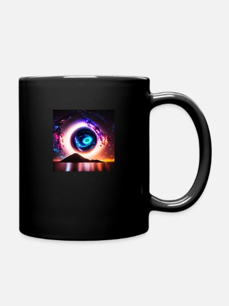 ImgCreator ai destroy world - Tasse einfarbig - Schwarz