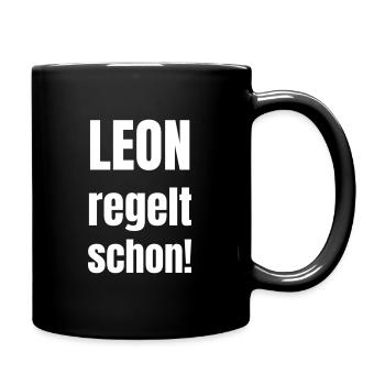 Leon will take care of that! - Full Colour Mug - black - Right
