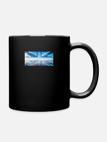 Union Jack - Full Colour Mug - black