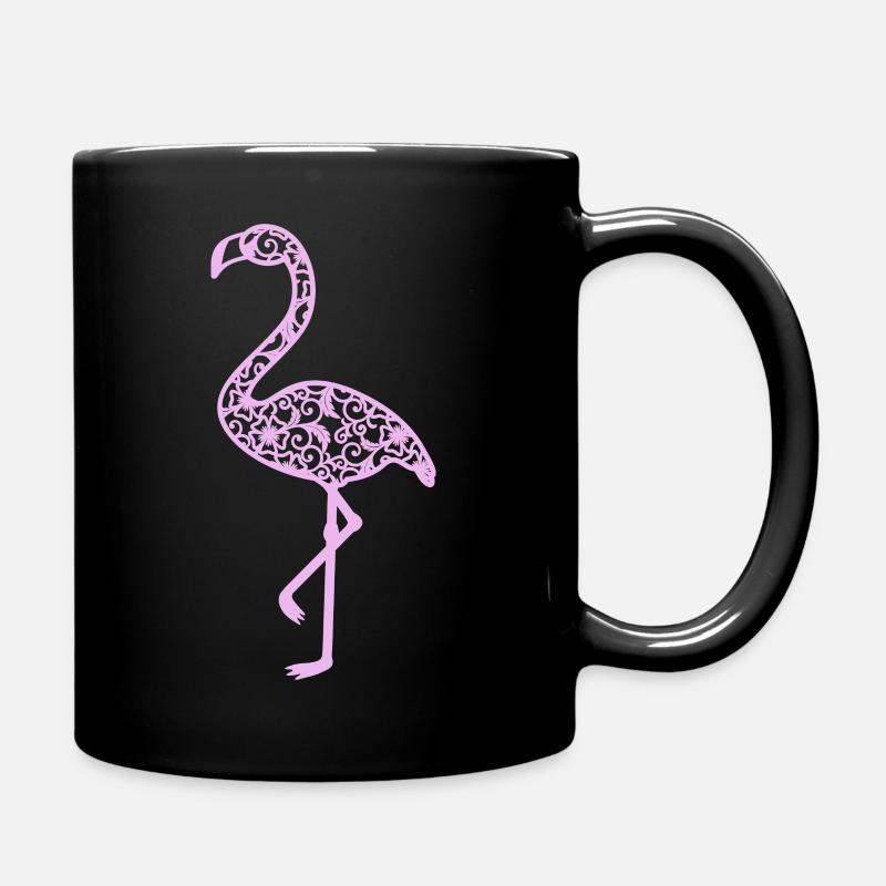 My Favorite Flamingo - Full Colour Mug - black