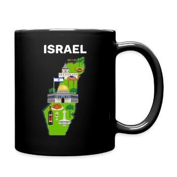 Israel - Full Colour Mug - black - Right