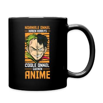 Manga Japanisch Onkel Anime Fan - Tasse einfarbig - Schwarz - Rechts