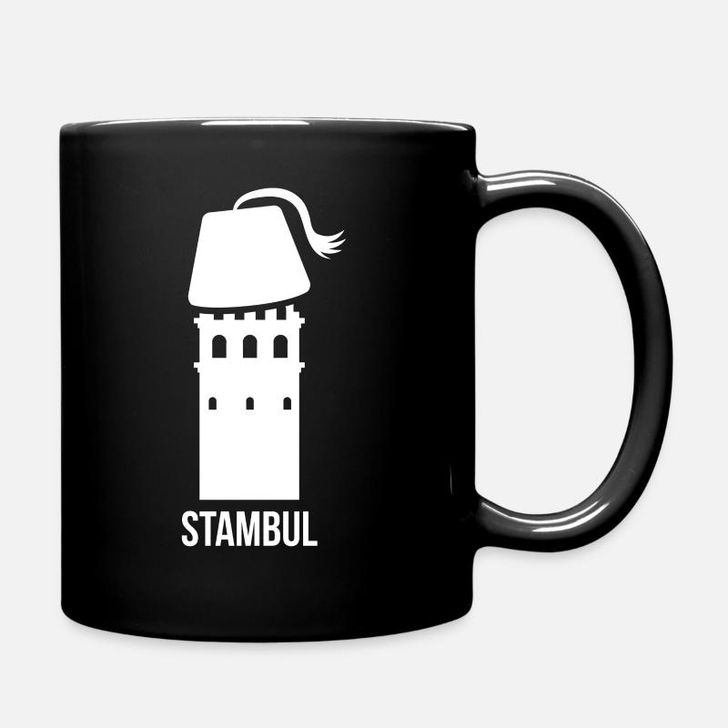 Couverture du livre Stambul, blanc - Mug uni - noir