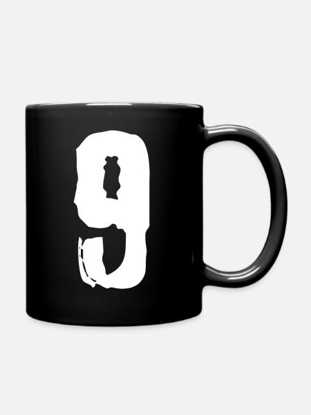 Maillot à 9 chiffres - Mug uni - noir