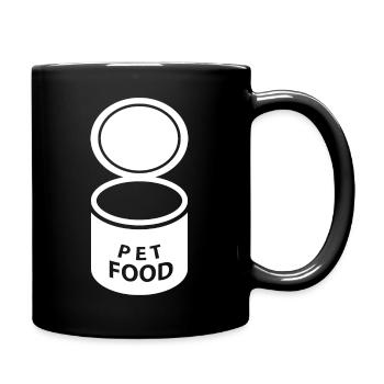 CHIEN CHAT ANIMAL DE COMPAGNIE - Mug uni - noir - Droite