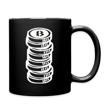 Bitcoin économie - Mug uni - noir - Droite