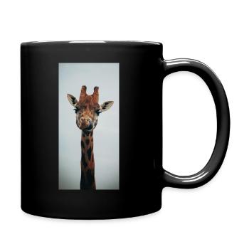 Drôle de girafe - Mug uni - noir - Droite