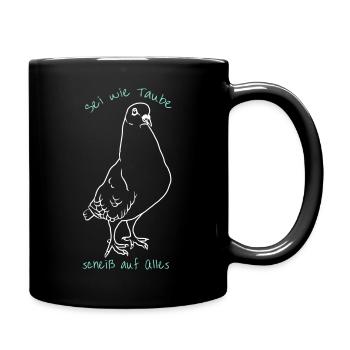 Soyez comme une colombe *** sur tout - Mug uni - noir - Droite
