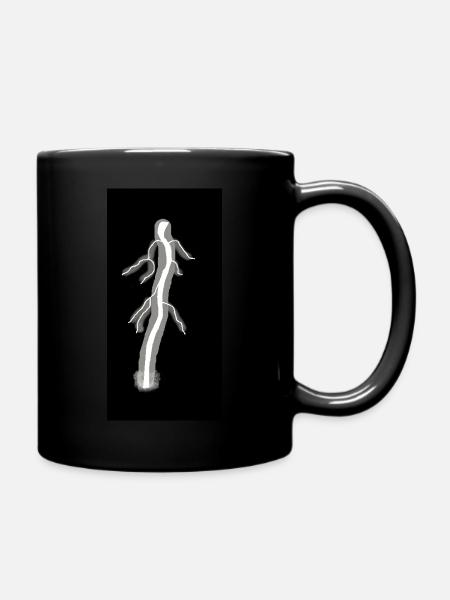 Foudre blanche - Mug uni - noir