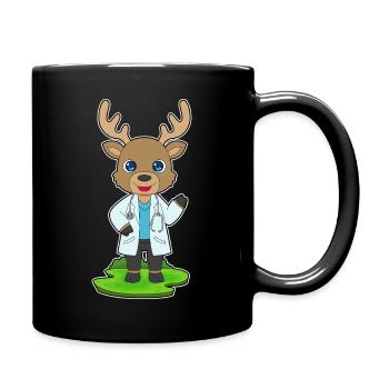 Stéthoscope Reindeer Doctor - Mug uni - noir - Droite
