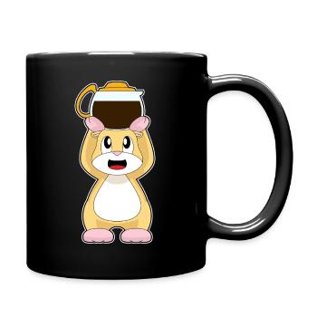Hamster Coffee Coffee Pot - Full Colour Mug - black - Right