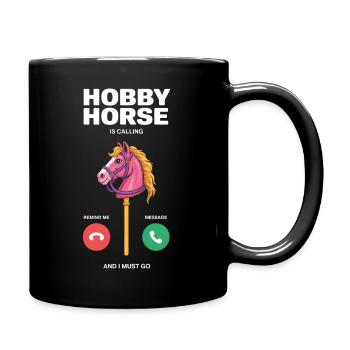 Hobby Horse t’appelle - Mug uni - noir - Droite