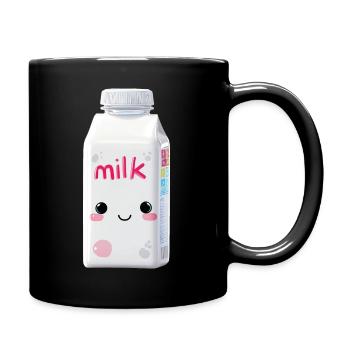 Milk Kawaii - Full Colour Mug - black - Right