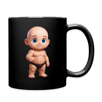 BABY MUSCLES - baby & kids - Mug uni - noir - Droite
