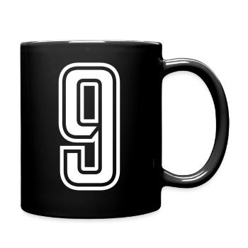 9 - Tasse einfarbig - Schwarz - Rechts