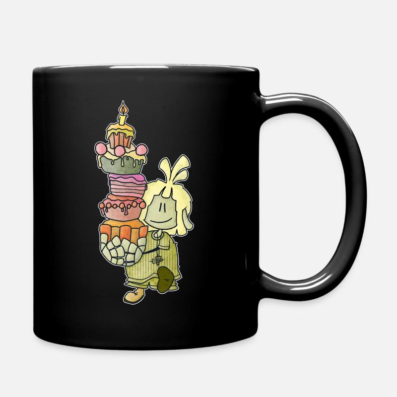 Mael - der Kuchen-Einsatz! / - Tasse einfarbig - Schwarz