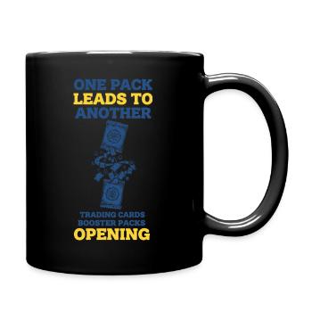 Ein Stapel führt zu einer weiteren Eröffnung von Sammelkarten - Tasse einfarbig - Schwarz - Rechts