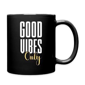 Ambiance classique uniquement : « Bold Letters » - Mug uni - noir - Droite