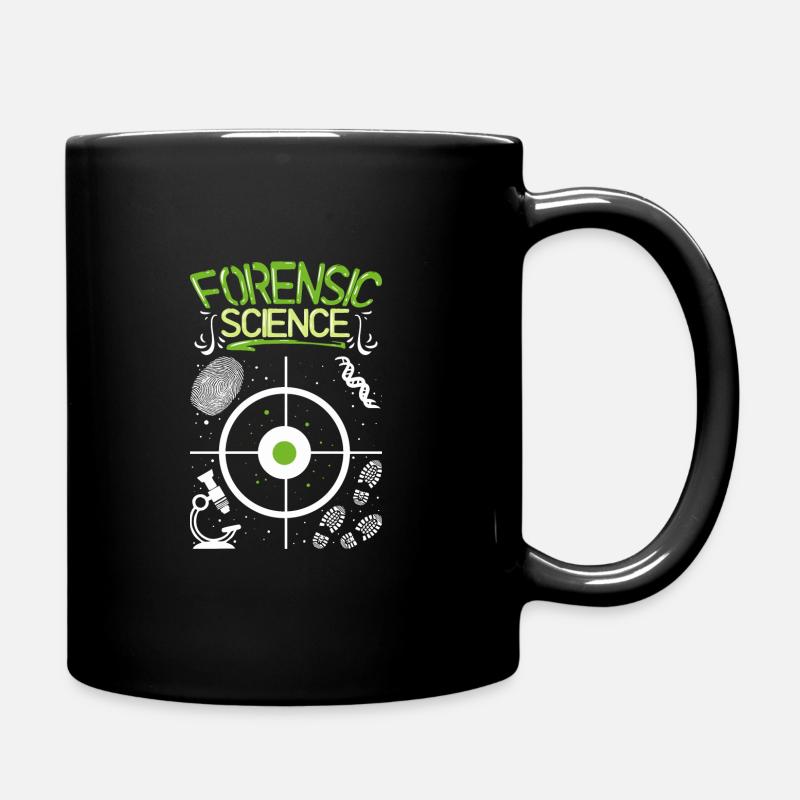 Tatort Forensic Science Geschenk für forensischen - Tasse einfarbig - Schwarz