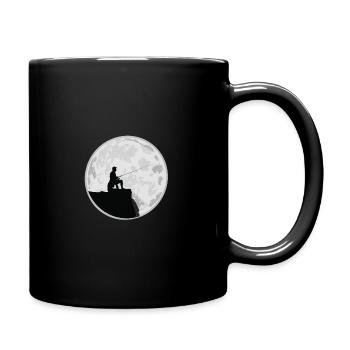 Fishing shirt Petri Heil @ Moonshine - Full Colour Mug - black - Right