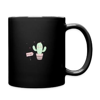 hug flower - Mug uni - noir - Droite