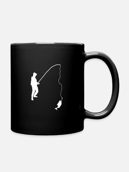 pêcheur pêcheur pêcheur sportif cadeau - Mug uni - noir