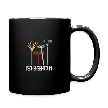 Rechenzentrum Gärtner Garten Gartenarbeit - Tasse einfarbig - Schwarz - Rechts