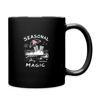 Dead Unicorn : Thème de la plage d’été - Mug uni - noir - Droite