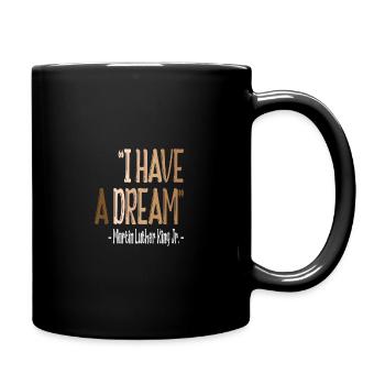 Martin Luther King, Jr. Day - Tasse einfarbig - Schwarz - Rechts