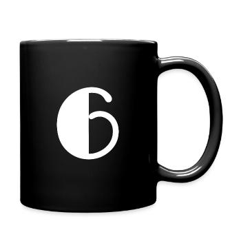 6. 6 YEARS. 6th ANNIVERSARY. BIRTHDAY 6 YEARS - Full Colour Mug - black - Right