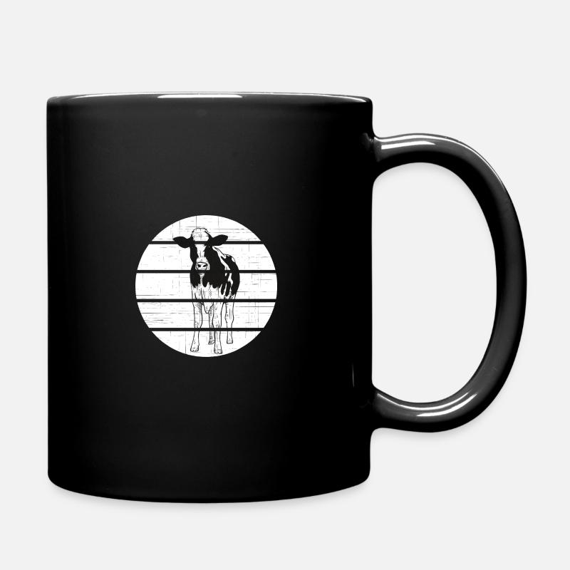 Kuh - Tasse einfarbig - Schwarz