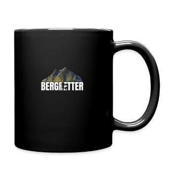Bergretter #FOUR - Tasse einfarbig - Schwarz - Rechts