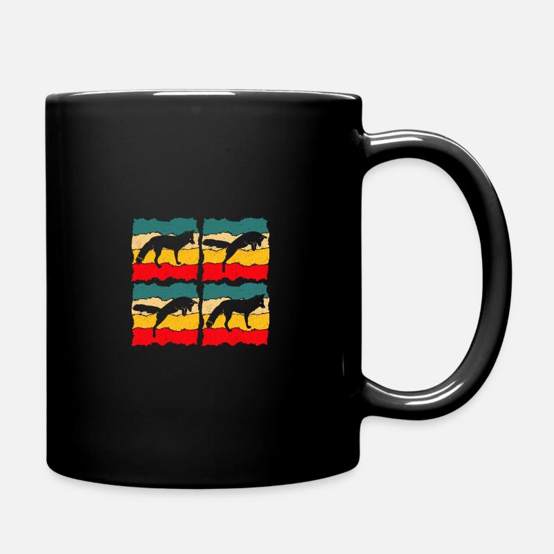 Renard - Mug uni - noir