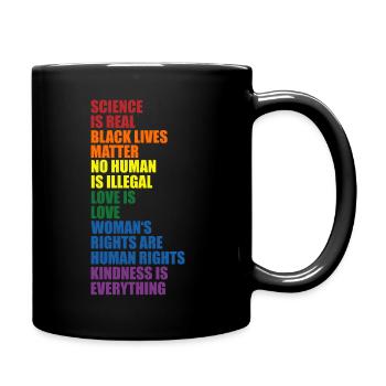 LGBT Gay Homosexualität Sprüche Geschenkidee - Tasse einfarbig - Schwarz - Rechts