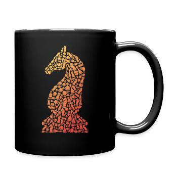 Chess Piece Board Game Symbols Chess Player - Full Colour Mug - black - Right