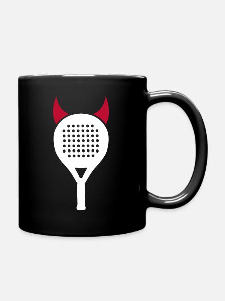 Joueur de padel Padel tennis diable femmes padel - Mug uni - noir