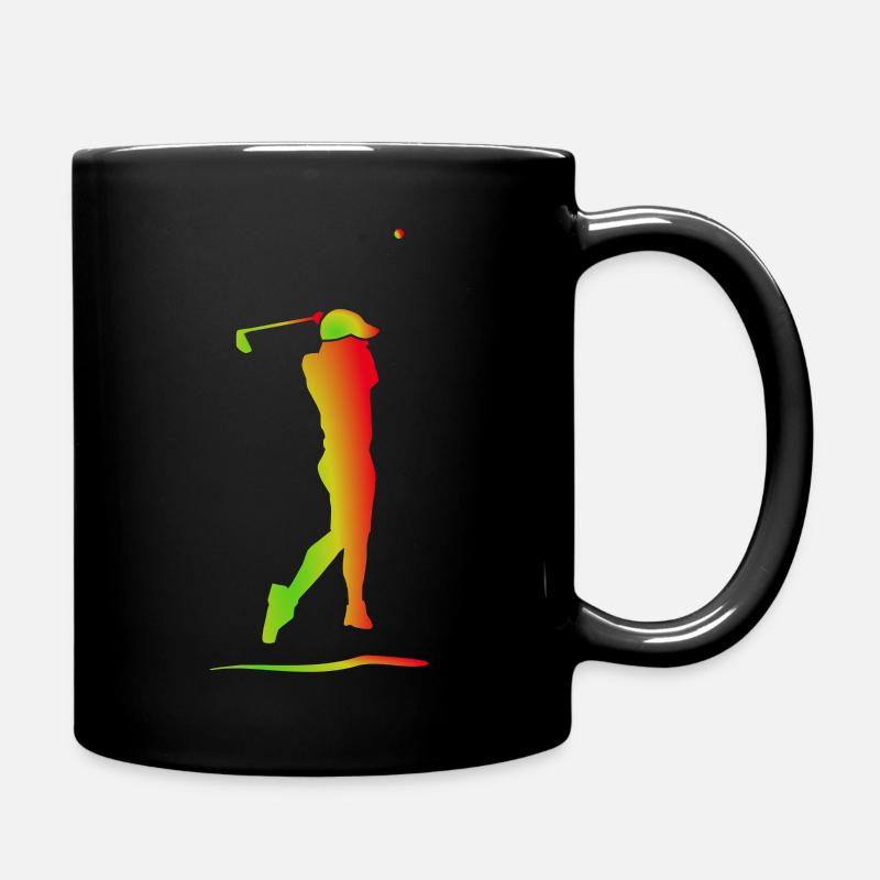 Golfer Golf Geschenk - Tasse einfarbig - Schwarz