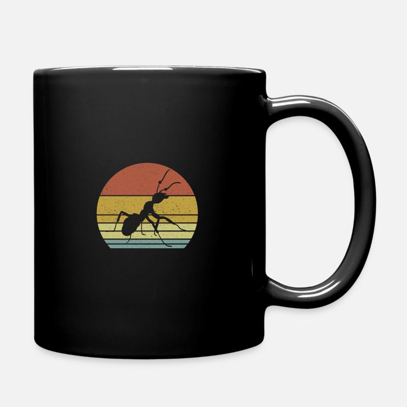 Ameise - Tasse einfarbig - Schwarz
