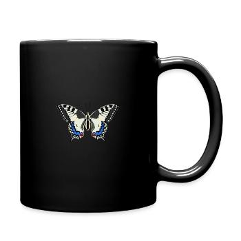 Papillons : Le madaud - Mug uni - noir - Droite