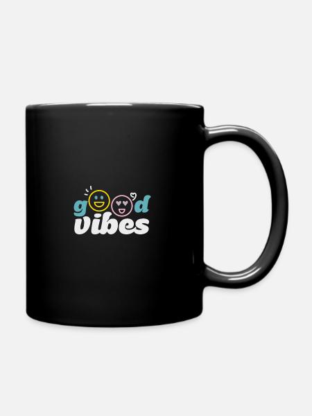 good_vibes - Mug uni - noir