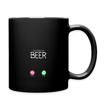 Drôle de fête de l’alcool de bière en disant - Mug uni - noir - Droite