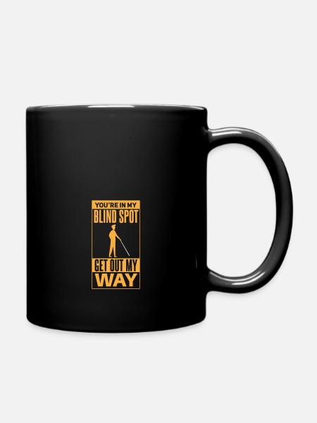 Lutiger aveuglement humoristique disant - Mug uni - noir