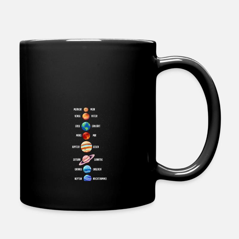 Planète du système solaire Phrase - Mug uni - noir