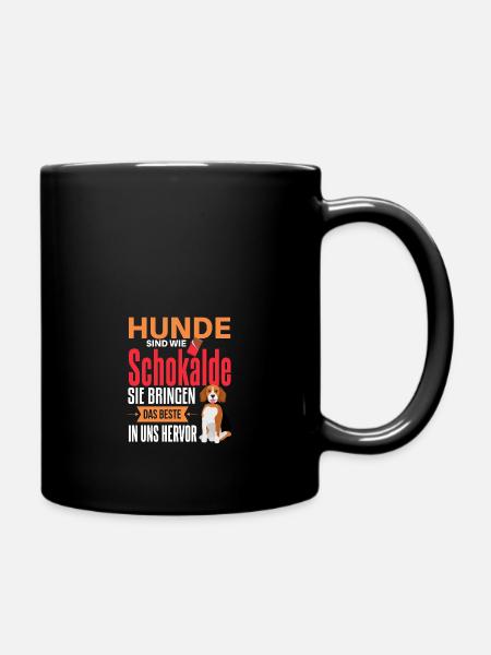 Cooler Hunde Haustier Spruch - Tasse einfarbig - Schwarz