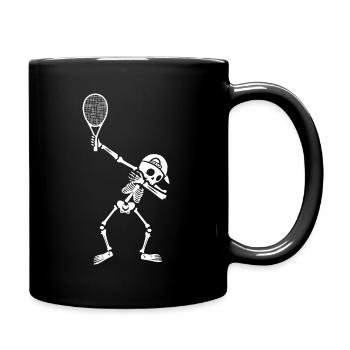 Joueur de tennis Dabbing Skeleton Boys Tennis - Mug uni - noir - Droite